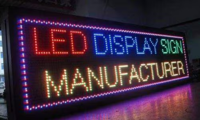 running led board