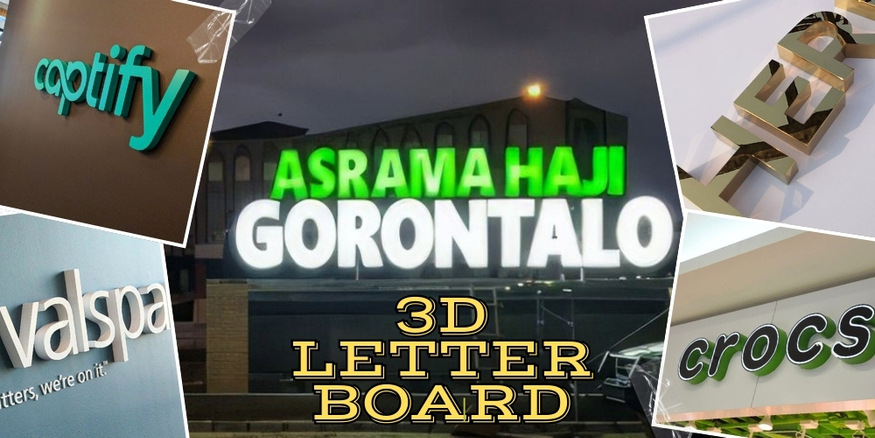 3D Letter Board Manufacturing in Delhi