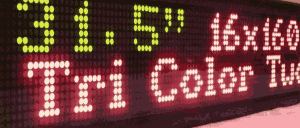 running display board